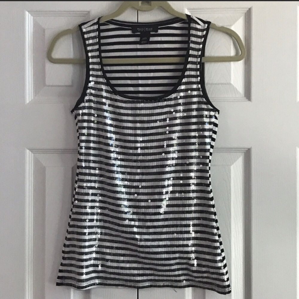 Lovely WHBM Sequined top